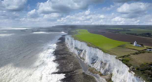 Iconic White Cliffs of Dover, Kent